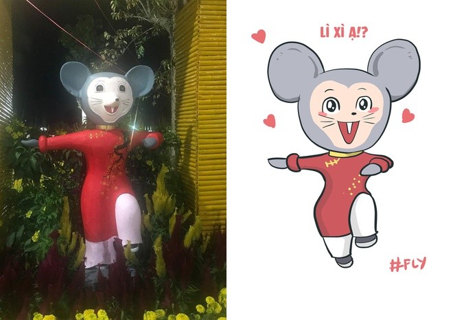 Cư dân mạng hào hứng chế ảnh linh vật chú chuột nhân dịp xuân Canh Tý - ảnh 1