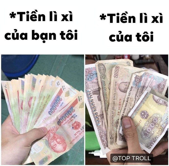 Ảnh chế những kiểu lì xì độc đáo ngày Tết - ảnh 2