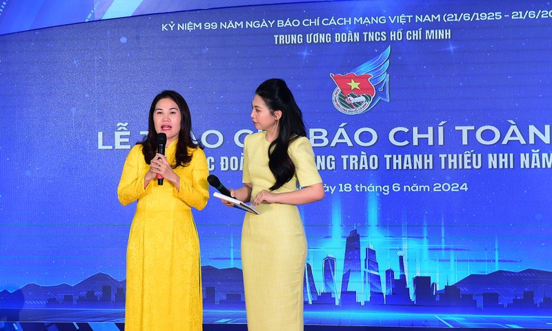 Trao giải báo chí Trung ương Đoàn năm 2024 ảnh 3