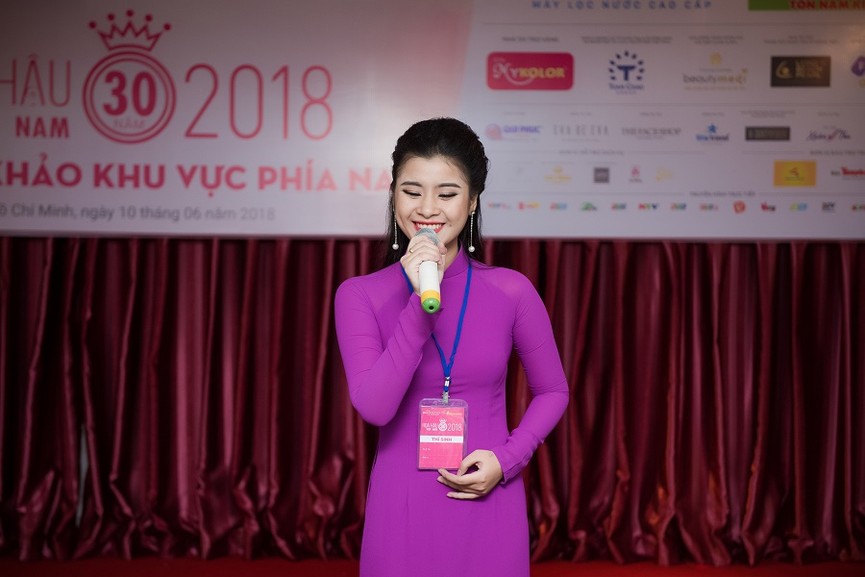 Nữ sinh Sài thành rạng rỡ tại Sơ khảo phía Nam Hoa hậu Việt Nam 2018 - ảnh 8