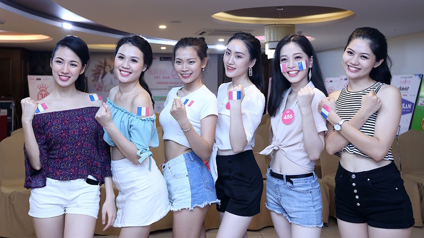 Thí sinh HHVN trắng đêm cổ vũ Chung kết World Cup - ảnh 5