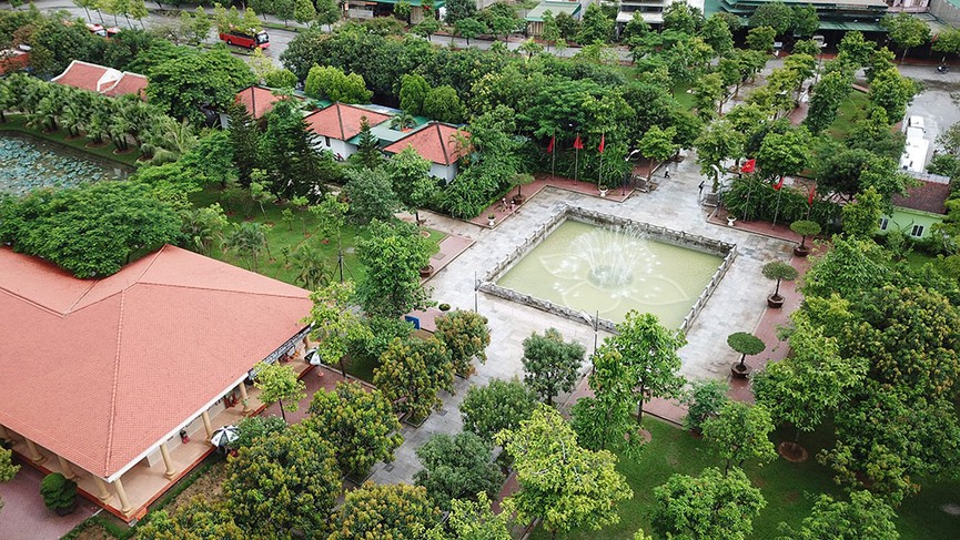 Làng sen quê Bác tuyệt đẹp dưới góc máy flycam - ảnh 5