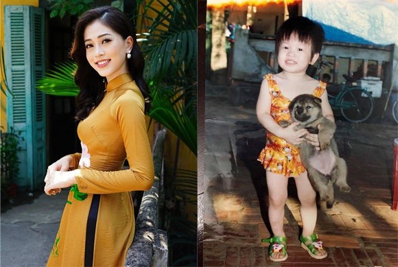 Ảnh thời 'ngố tàu' của Top 3 HHVN 2018: Ai 'dậy thì thành công' nhất? - ảnh 4