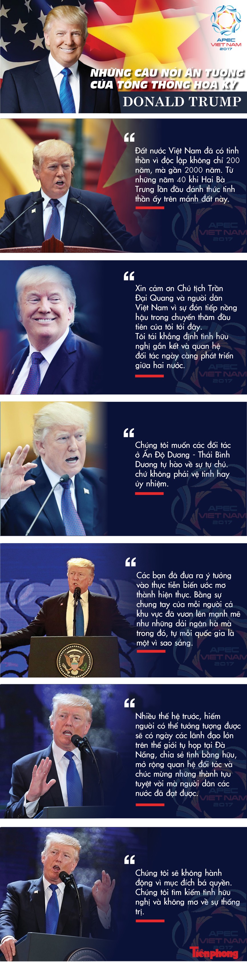 Những câu nói ấn tượng của tổng thống Hoa Kỳ Donald Trump - ảnh 1