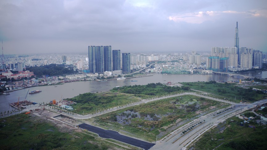 Cận cảnh khu đất dự kiến xây quảng trường Thủ Thiêm 2.000 tỷ - ảnh 17