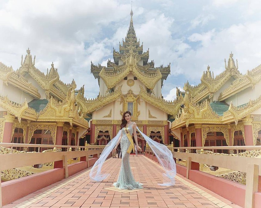 Phương Nga và dàn thí sinh Miss Grand đọ sắc lộng lẫy với đầm dạ hội - ảnh 4