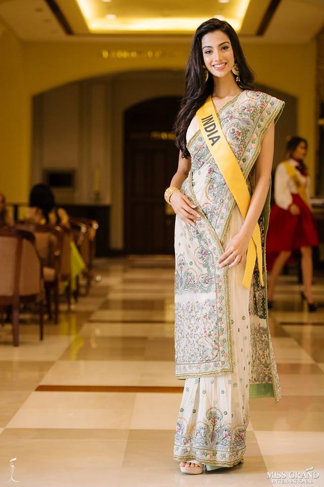 Phương Nga đầm lông vũ lộng lẫy dự phần thi phỏng vấn ở Miss Grand - ảnh 14