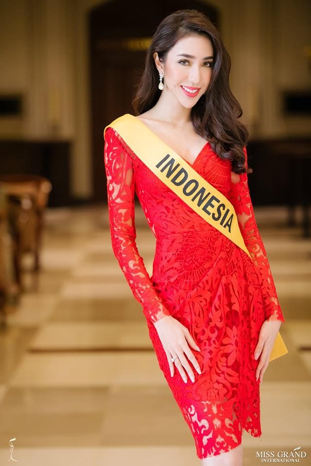 Phương Nga đầm lông vũ lộng lẫy dự phần thi phỏng vấn ở Miss Grand - ảnh 5