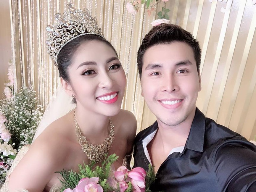 Hoa hậu đại dương Thu Thảo 'theo chồng về dinh' sau khi bão số 9 tan - ảnh 6