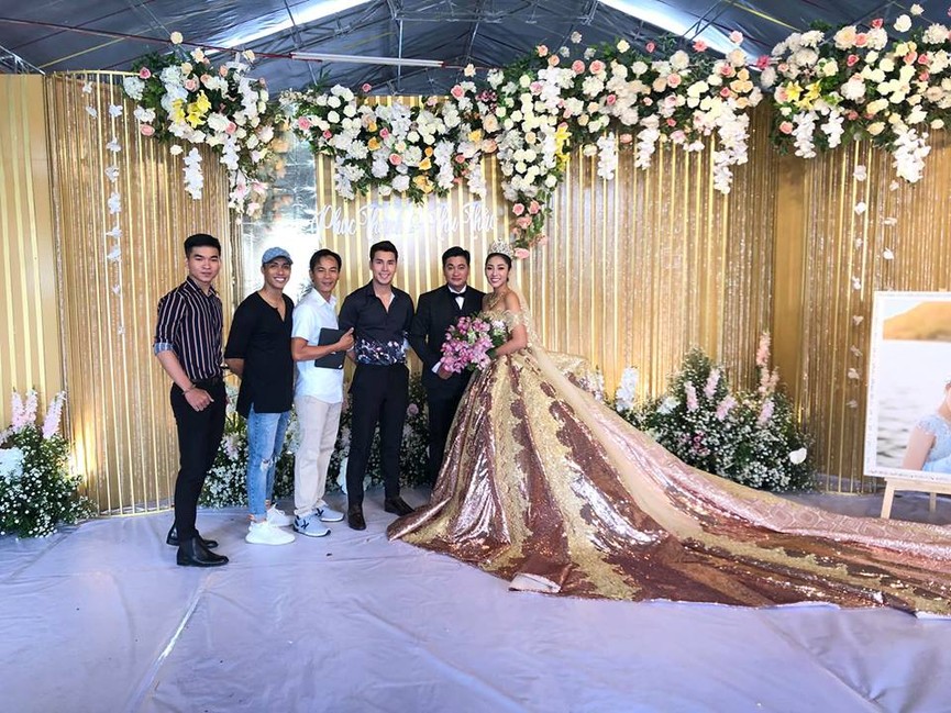 Hoa hậu đại dương Thu Thảo 'theo chồng về dinh' sau khi bão số 9 tan - ảnh 4