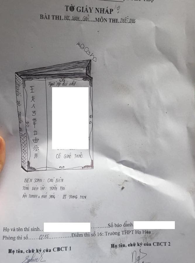 1.001 kiểu giết thời gian trên giấy nháp của sĩ tử mùa thi - ảnh 7