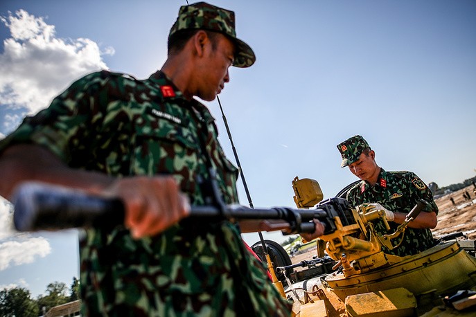 Binh sĩ Việt Nam, Syria khoe tài tại giải đấu xe tăng đầy kịch tính - ảnh 20