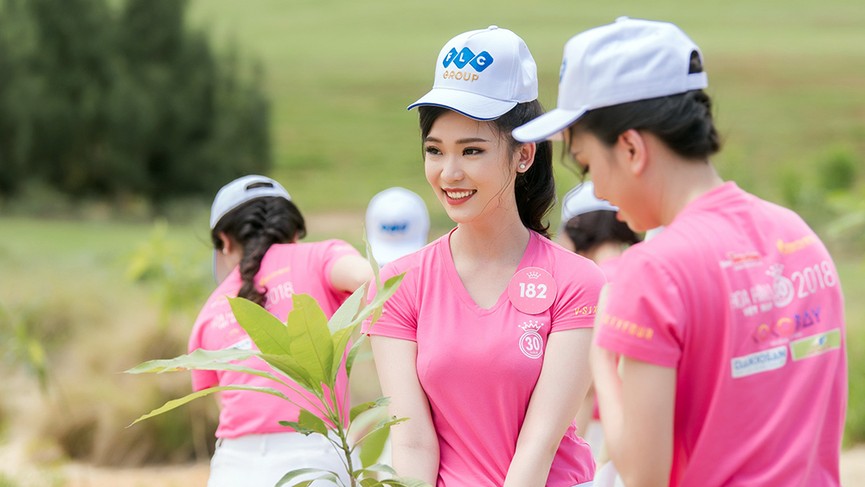 Người đẹp HHVN tham dự chuỗi sự kiện 'Go Green' bảo vệ môi trường - ảnh 7