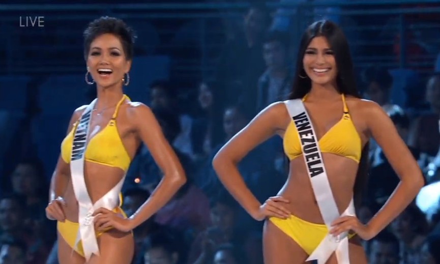 H'Hen Niê 'náo loạn' bán kết Miss Universe với màn catwalk điêu luyện - ảnh 3