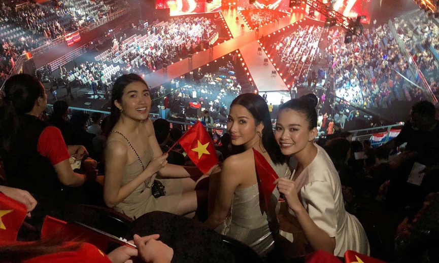 Dàn Á hậu sang Thái Lan cổ vũ H'Hen Niê thi chung kết Miss Universe - ảnh 3
