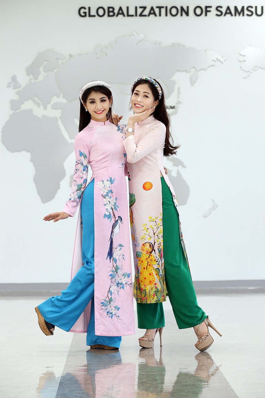 Á hậu Phương Nga, người đẹp Lê Thanh Tú 'đọ sắc' với áo dài khăn đóng - ảnh 10
