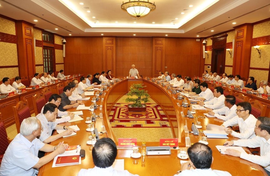 Tổng Bí thư, Chủ tịch nước chủ trì họp Tiểu ban Văn kiện Đại hội XIII của Đảng - ảnh 2