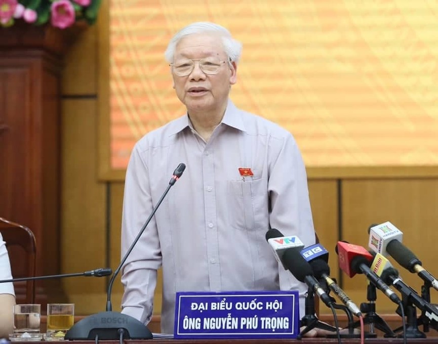 Tổng Bí thư, Chủ tịch nước tiếp xúc cử tri trước kỳ họp thứ 8, Quốc hội khóa XIV - ảnh 5