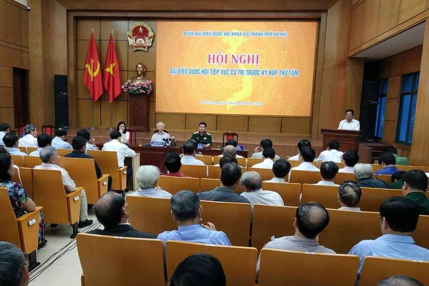 Tổng Bí thư, Chủ tịch nước tiếp xúc cử tri trước kỳ họp thứ 8, Quốc hội khóa XIV - ảnh 8