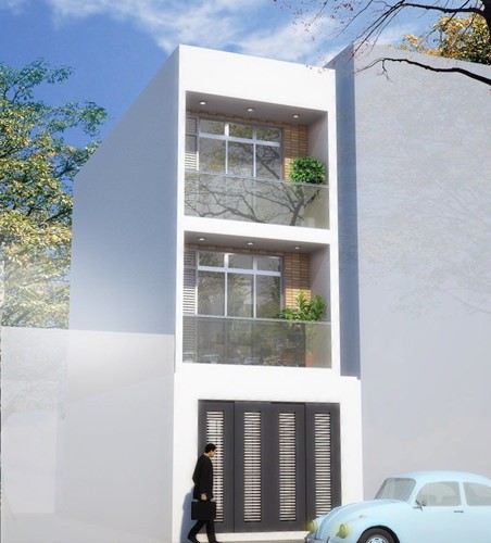 Mê tít 10 mẫu nhà ống hiện đại chi phí 500-600 triệu đồng - ảnh 2