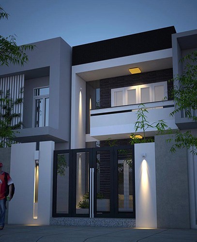 Mê tít 10 mẫu nhà ống hiện đại chi phí 500-600 triệu đồng - ảnh 3