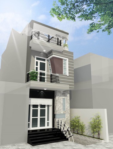 Mê tít 10 mẫu nhà ống hiện đại chi phí 500-600 triệu đồng - ảnh 7