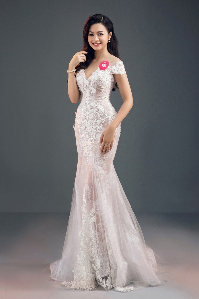 Thí sinh HHVN 2018 diện đầm dạ hội, đeo trang sức ngọc trai đẳng cấp - ảnh 10