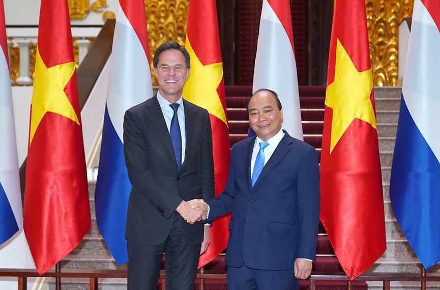 Toàn cảnh lễ đón Thủ tướng Hà Lan Mark Rutte thăm Việt Nam - ảnh 4
