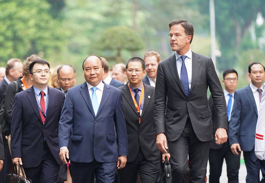 Toàn cảnh lễ đón Thủ tướng Hà Lan Mark Rutte thăm Việt Nam - ảnh 3