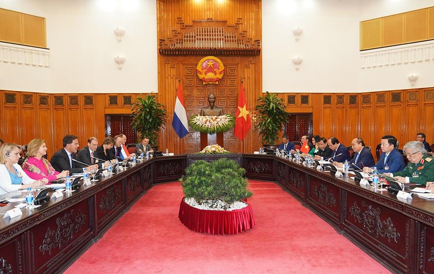 Toàn cảnh lễ đón Thủ tướng Hà Lan Mark Rutte thăm Việt Nam - ảnh 5