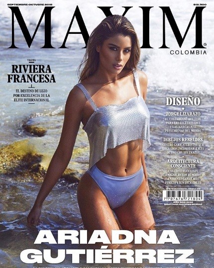Hoa hậu Colombia Ariadna Gutiérrez quá đẹp với số đo vàng trên Maxim - ảnh 1
