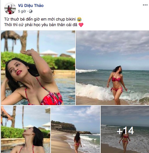 Diệu Thảo 'Phía trước là bầu trời' lần đầu khoe ảnh bikini 'gây sốt' - ảnh 1