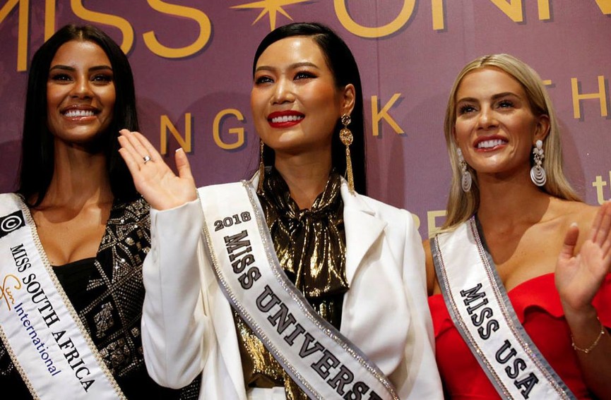 H'Hen Niê thần thái rạng rỡ đọ sắc thí sinh Miss Universe ở Thái Lan - ảnh 9