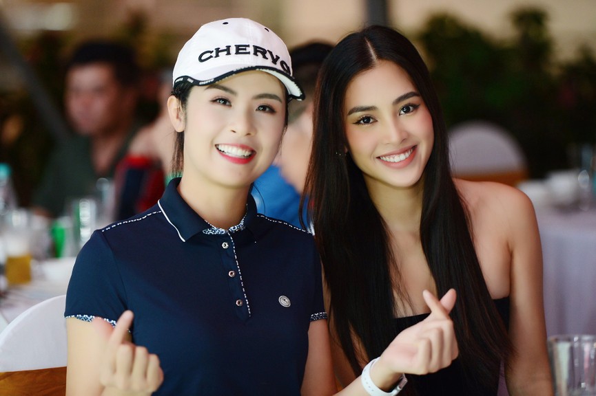 Dàn Hoa hậu, Á hậu gợi cảm tại đêm gala trao giải Tiền Phong Championship 2020 - ảnh 10