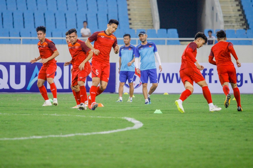 Cận cảnh buổi tập cuối của U23 Việt Nam trước trận gặp Brunei - ảnh 12