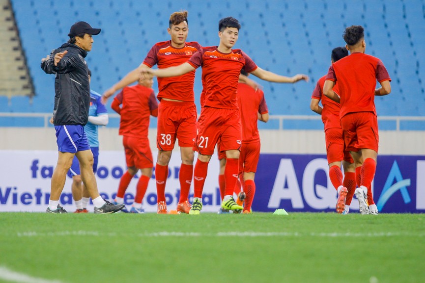 Cận cảnh buổi tập cuối của U23 Việt Nam trước trận gặp Brunei - ảnh 3