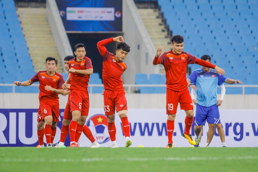 Cận cảnh buổi tập cuối của U23 Việt Nam trước trận gặp Brunei - ảnh 4