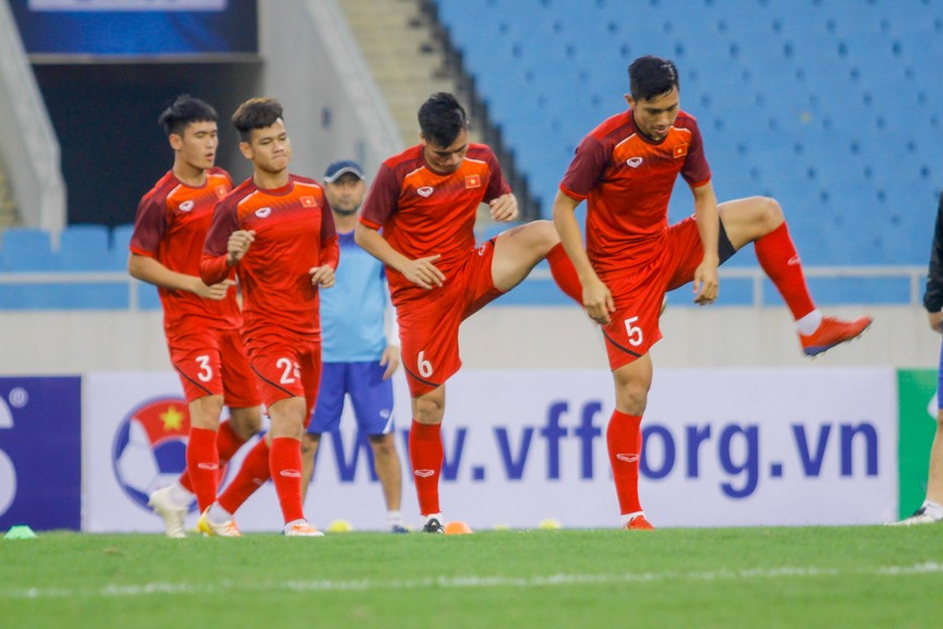 Cận cảnh buổi tập cuối của U23 Việt Nam trước trận gặp Brunei - ảnh 5