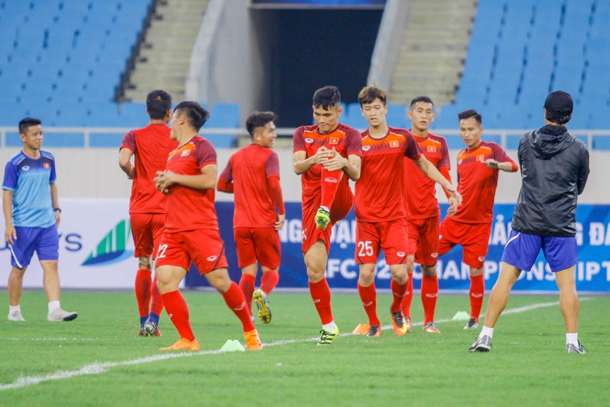 Cận cảnh buổi tập cuối của U23 Việt Nam trước trận gặp Brunei - ảnh 7