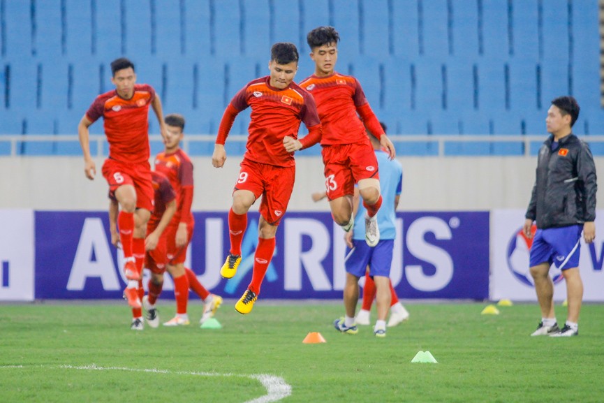 Cận cảnh buổi tập cuối của U23 Việt Nam trước trận gặp Brunei - ảnh 8