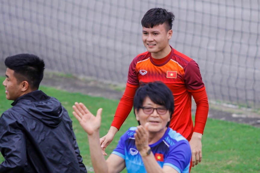 U23 Việt Nam vui cười trước đại chiến với U23 Thái Lan - ảnh 6