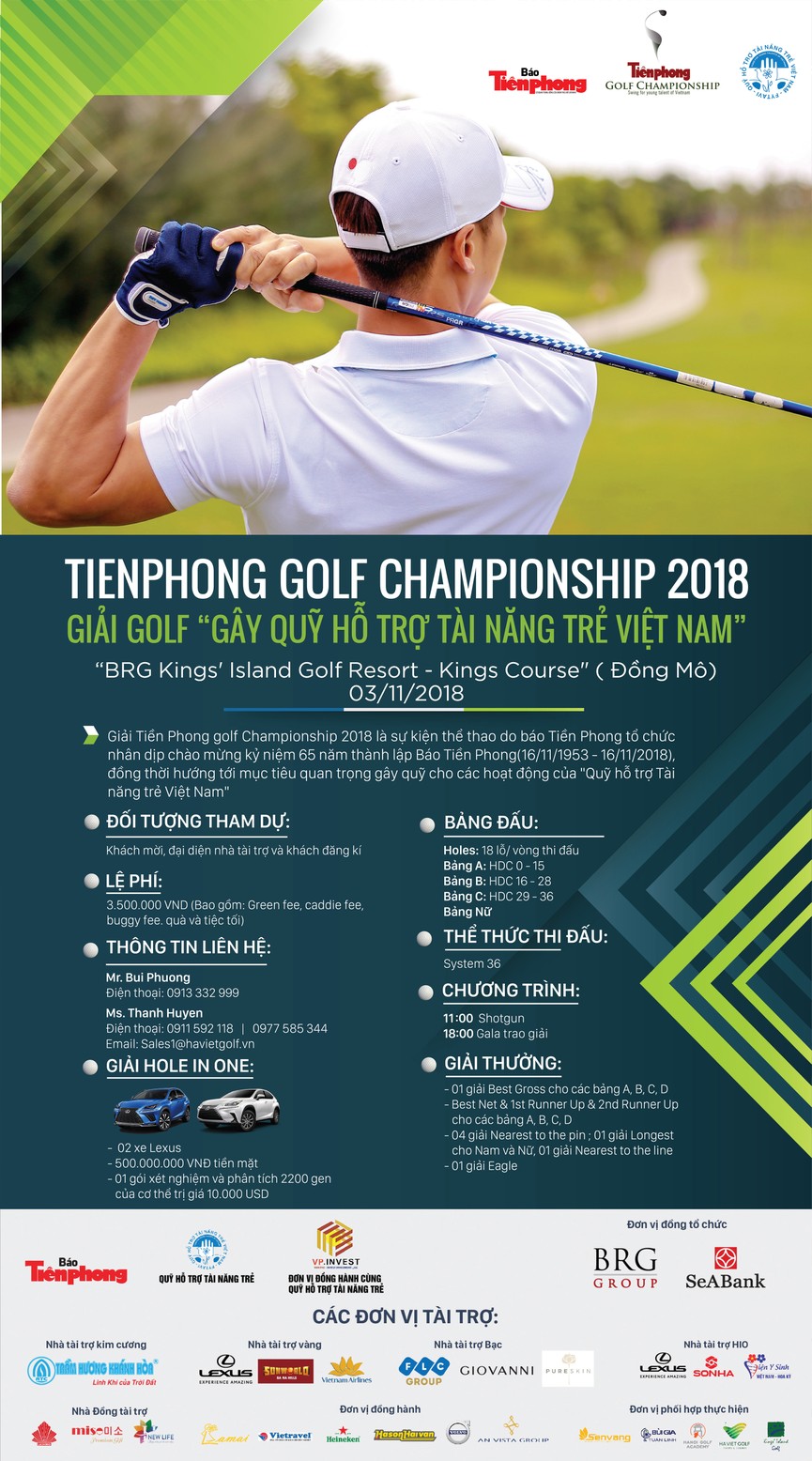 144 golfer góp mặt tại Tiền Phong Golf Championship 2018 - ảnh 1