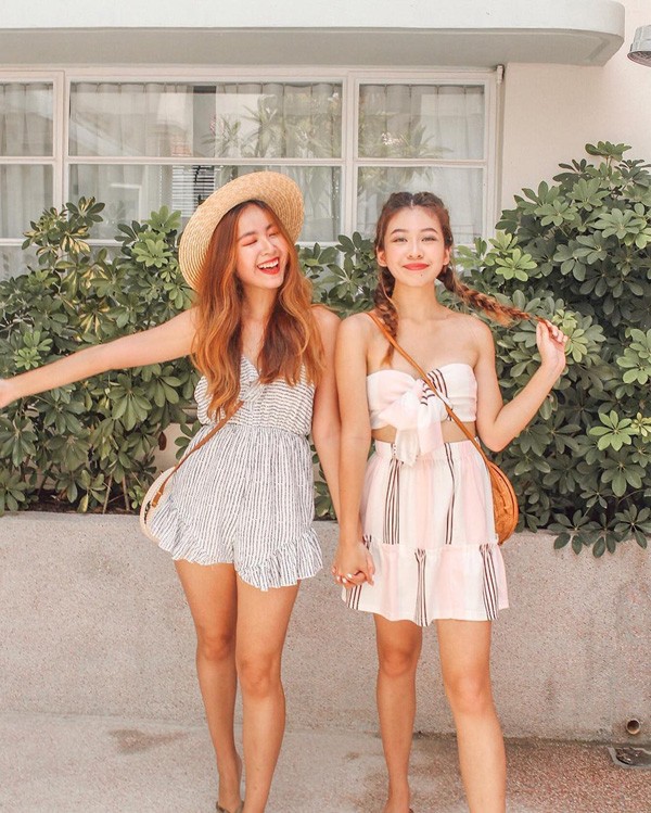 Cặp chị em hot girl xinh đẹp, nổi tiếng trong giới trẻ Singapore - ảnh 3