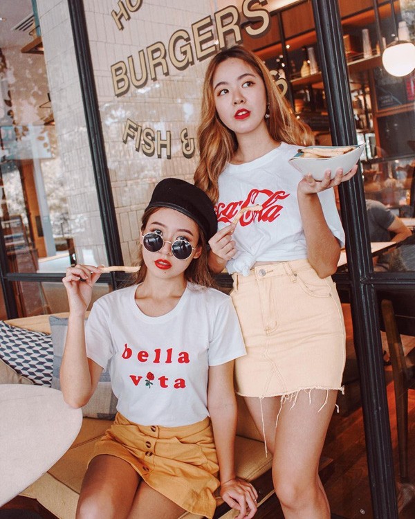 Cặp chị em hot girl xinh đẹp, nổi tiếng trong giới trẻ Singapore - ảnh 4