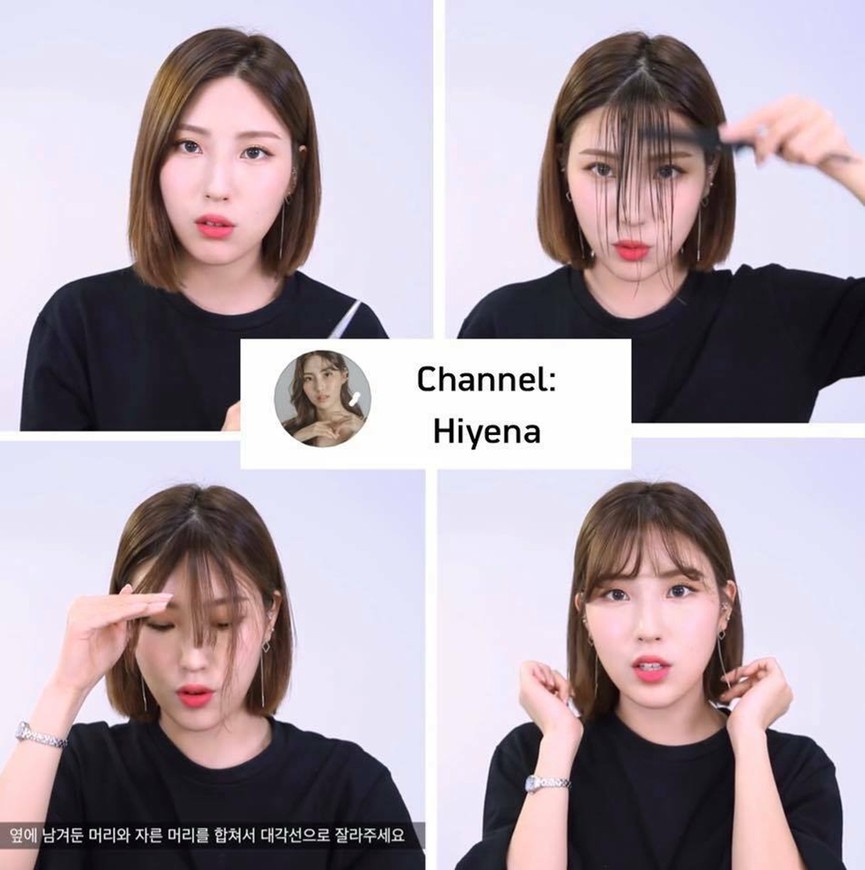 Cách cắt tóc mái tại nhà: Học các vlogger Hàn cách cắt tóc mái tại nhà mùa dịch - ảnh 4