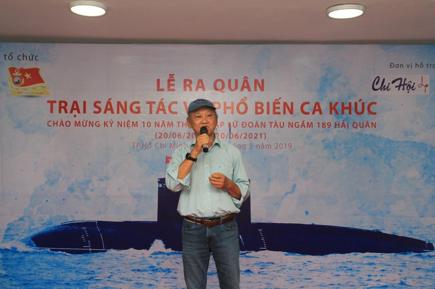 Nghệ sỹ TPHCM lên đường tìm tư liệu sáng tác về chiến sỹ tàu ngầm - ảnh 2