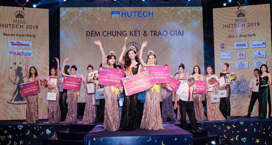 Thanh Khoa đăng quang Hoa khôi “Miss HUTECH 2019” - ảnh 4