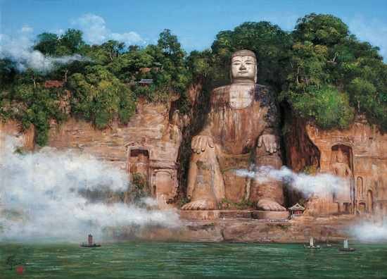 Bí ẩn về tượng đá Lạc Sơn Đại Phật