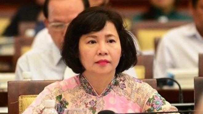 Cựu thứ trưởng Hồ Thị Kim Thoa đang trốn nã và vừa bị khai trừ đảng.