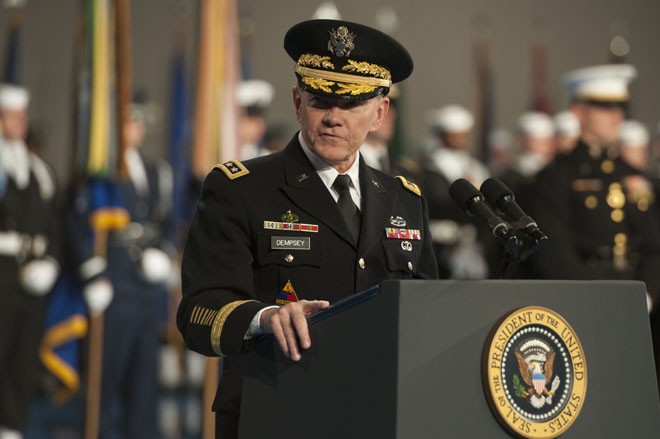 Đại tướng Martin Dempsey, Chủ tịch Hội đồng Tham mưu trưởng Liên quân Hoa Kỳ.